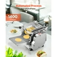 thumbnail image 2 of KFFKFF Electric Tortilla Maker, Automatic Corn Tortilla Making Machine with Non-Stick Coating and Two Molds(4 in + 6 in), Electric Chapatti Machine, 2 of 9