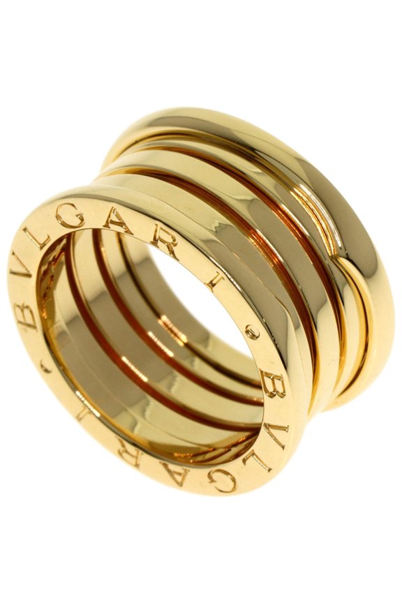 Pre-Owned BVLGARI B-zero1 4-Band #51 Ring in 18K Yellow Gold for Women