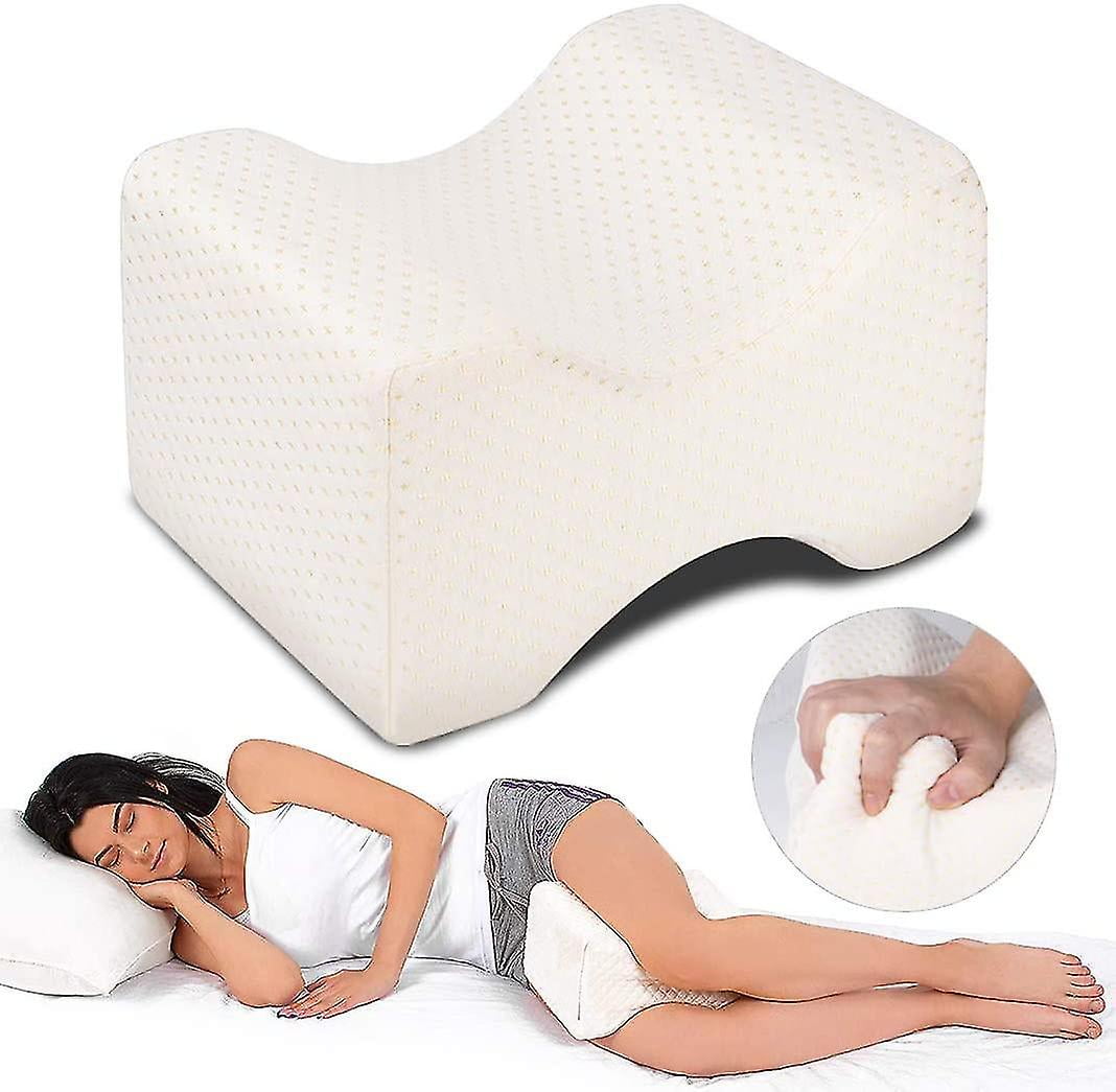 Almohada ortopédica para las rodillas, cojín ortopédico para las piernas con espuma viscoelástica para personas que duermen de lado, cojín ortopédico relajante para las rodillas, | Walmart en línea