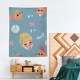 Cartoon Cinderella Tapestries Cute Decorative Tapestries Bedroom