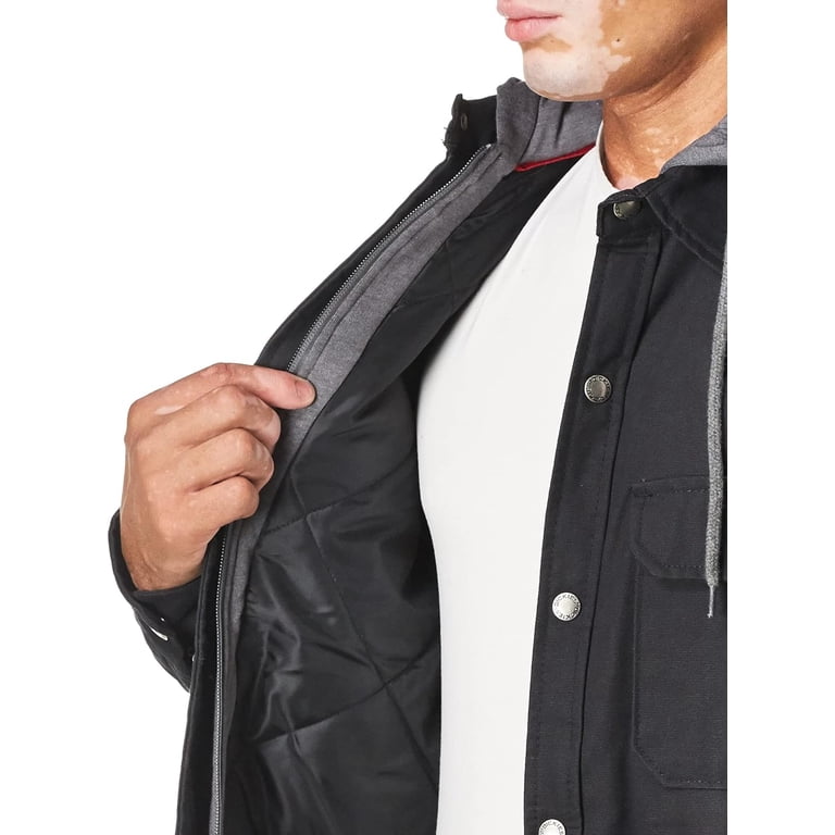 Dickies Men's Water Repellent Duck Hooded Shirt Jacket photo 5