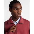 thumbnail image 4 of No Boundaries Boxy Fit Quarter Zip Fleece Sweatshirt with Long Sleeves, Men's XS-4XLT, 4 of 5