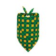 thumbnail image 2 of kladzum St. Patrick's Day Dog Bandanas Pet Scarf Fluffys Small Family Population Water Towel Clovers Pet Triangular Scarf Four Leaf Clovers Dog Scarf Accessories, 2 of 8