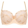 thumbnail image 5 of Sheer Mesh Balconette Bra Valeria Biscuit, 5 of 7