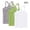 Multicolor B, variant on Kids Cami Tank Tops 3 Pack Racerback Sleeveless Soft Everyday Wear Top Multicolor Size 12 Years