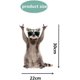 thumbnail image 4 of Pegatinas de gato 3D, 2 piezas, decoración de vestíbulo de baño con bonito gato, pegatinas de pared impermeables, extraíbles, póster de pared de animales para coche, 4 of 5