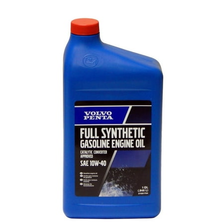 1968 Volvo 145 Engine - Volvo Penta Full Synthetic Gasoline Engine Oil 10W-40, Quart