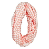 Bacati Muslin Nursing Scarf, Coral Tribal Triangles, 1.0 CT