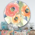 thumbnail image 2 of Designart 'Multicolore Buttercup II' Art Mural Rond en Métal Style Ferme - Disque de 36, 2 of 5