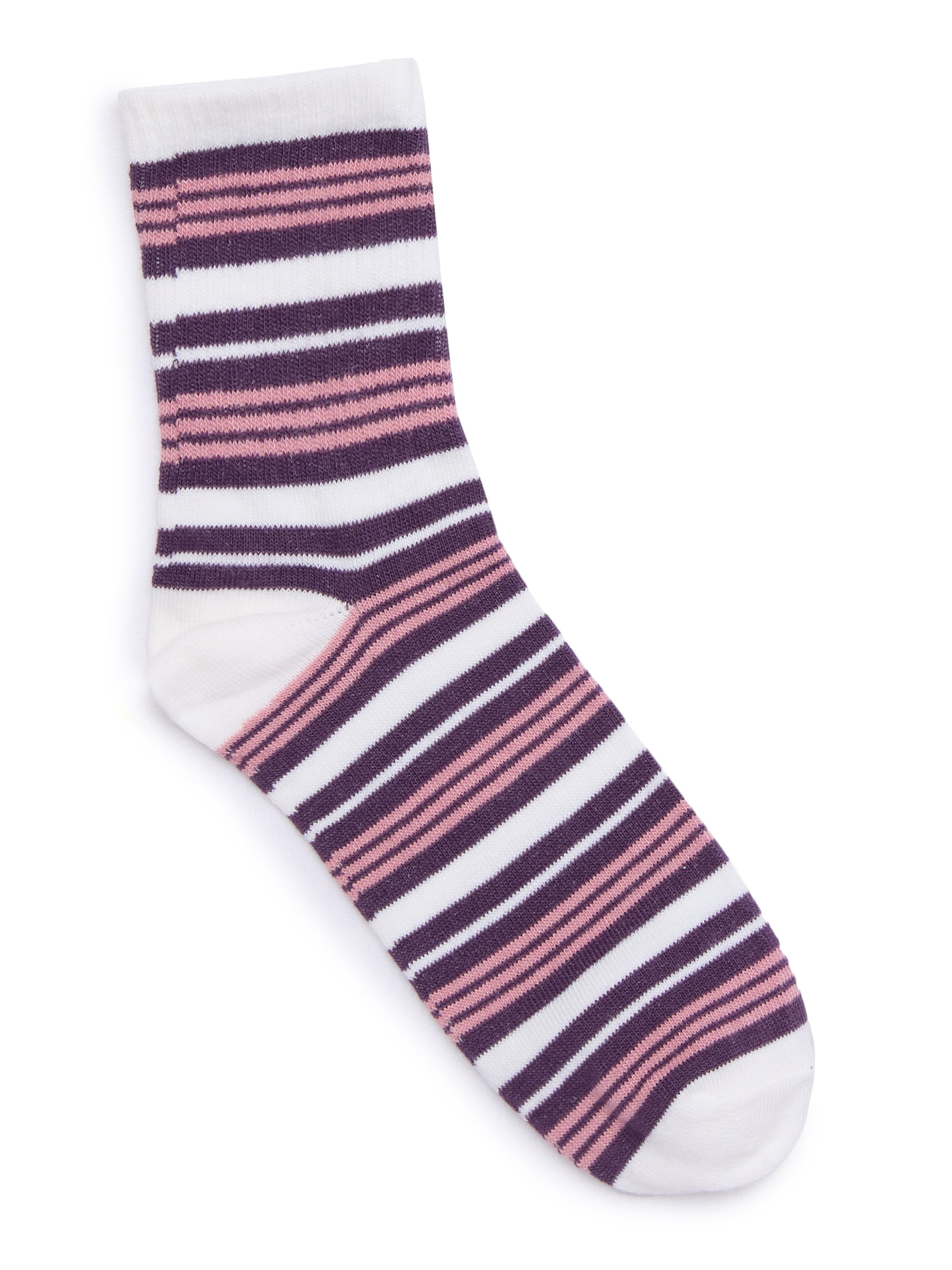 No Boundaries Women's Ribbed Mid Crew Socks, 6-Pack, Women's, Shoe Sizes 4-10