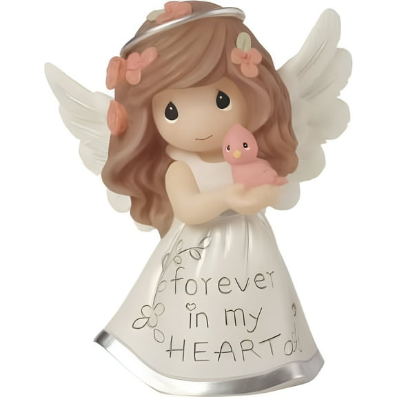 Precious Moments 136699 4 in. Angel Forever in My Heart Figurine