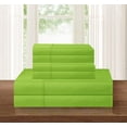 thumbnail image 3 of Elegant Comfort 1500 Hotel Quality Microfiber Wrinkle and Fade Resistant Cozy 6-Piece Bedding Set, Queen Lime, 3 of 5