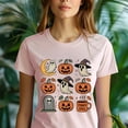 thumbnail image 5 of Pumpkin Spice Halloween Shirt | Cute Ghost and Jack O’Lantern Fall Tee, Natural, Size M, 5 of 6