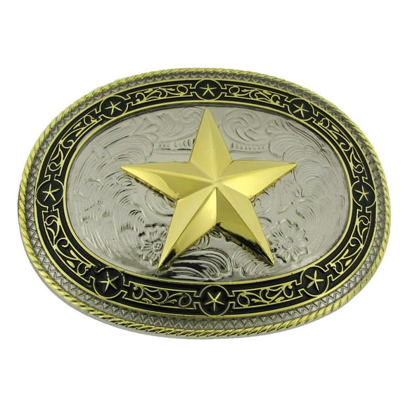 State of Texas Lonestar Texans Belt Buckle Cowboy Rodeo Metal Costume Fashion