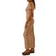 thumbnail image 4 of Txlixc Vestido de manga corta femenino elegante impresión de cuello redondo vestido de fiesta de verano Txlixc  moda, 4 of 10
