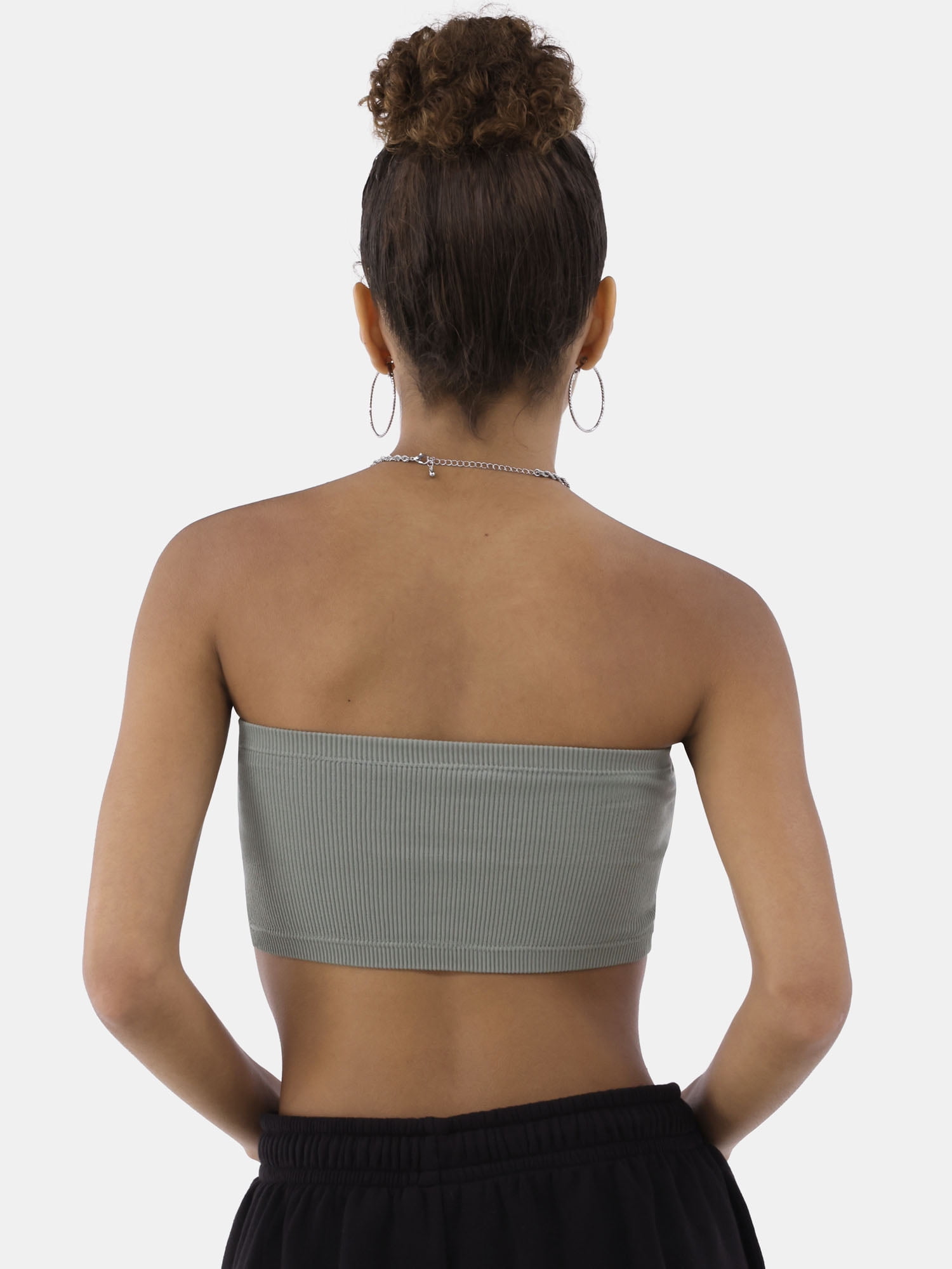 No Boundaries Women's Seamless Bandeau Bra, Sizes XS-XXXL
