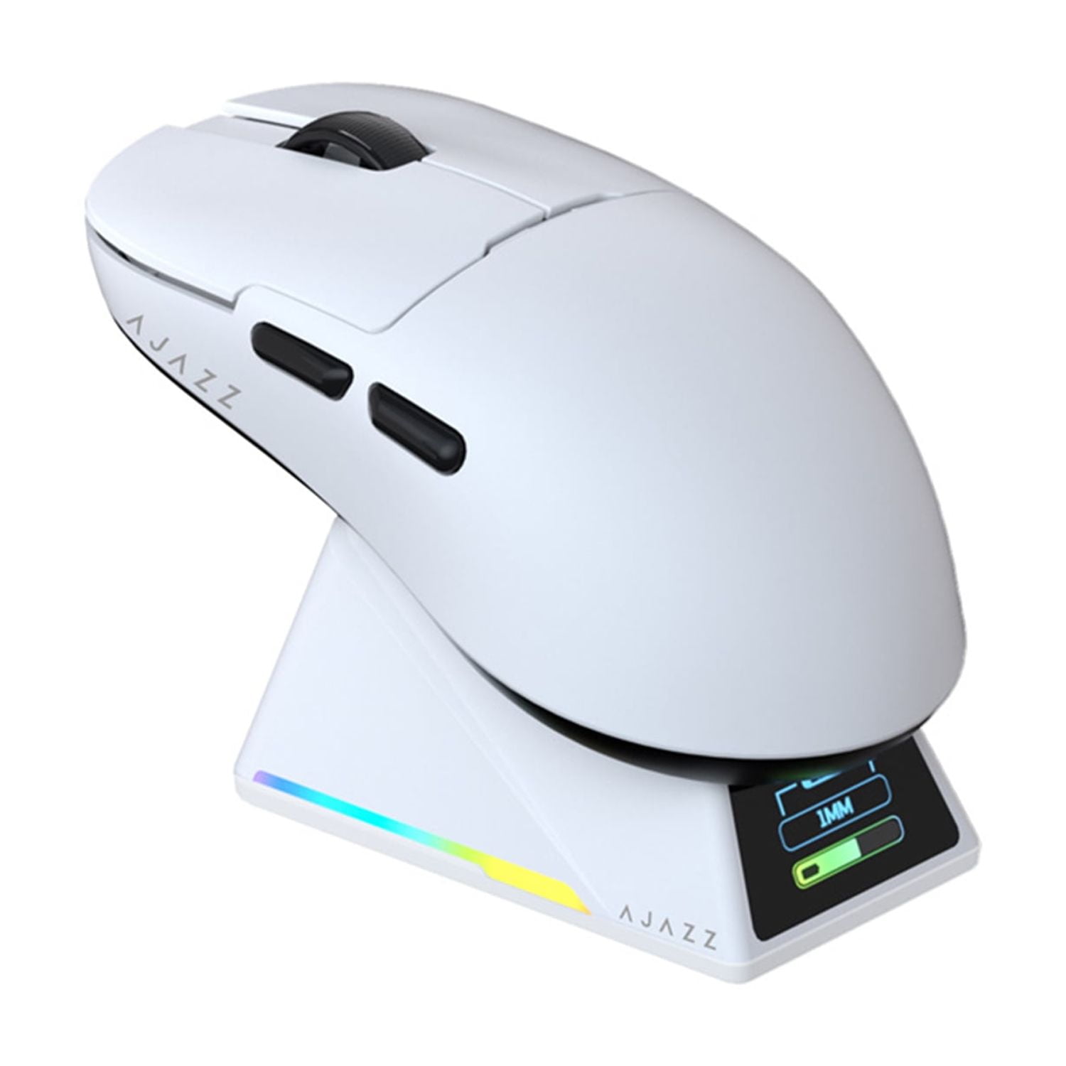 AJAZZ AJ179PRO WHITE ゲーミングマウス AJAZZ AJ179 PRO PAW3395 Wireless Gaming Mouse with RGB