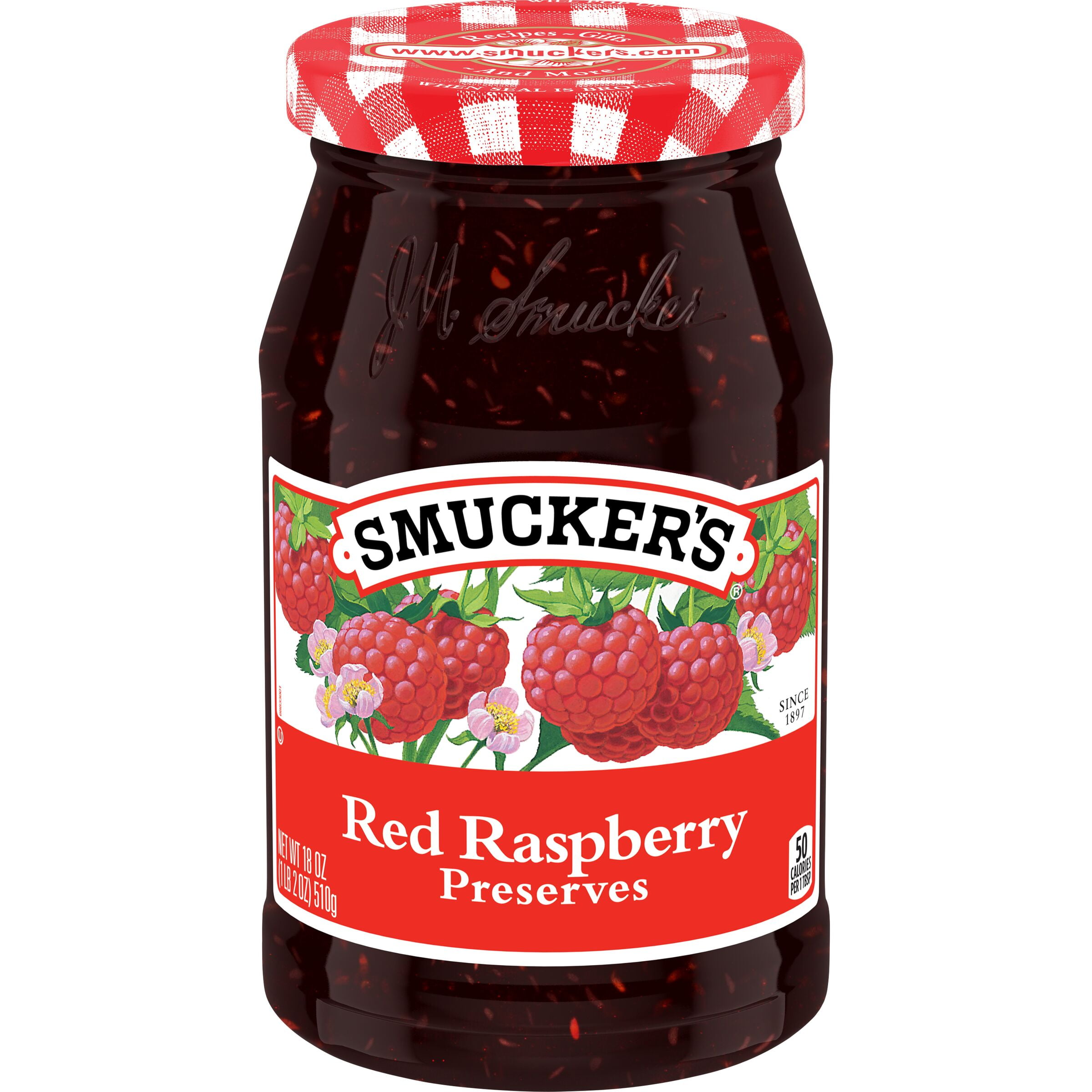 Smucker's Red Raspberry Preserves, 18 Ounces