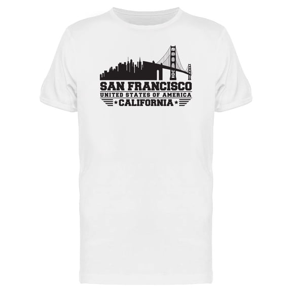Usa, San Francisco Bridge Tee Men's -Image by Shutterstock