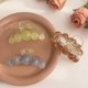 thumbnail image 2 of 3 Pack 3.2 Inches Large Hair Claw Clips Brown Green And Blue Pearl Hair CatchWomen Hairpins For Thick Hair, 2 of 5