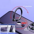 thumbnail image 2 of Compatible with iPhone 14 Pro Max Case with Invisible Ring Holder Kickstand, Military Grade Matte Slim Phone Cover Magnetic Case Shockproof Protective Case Cover for Women Men,Purple, 2 of 7