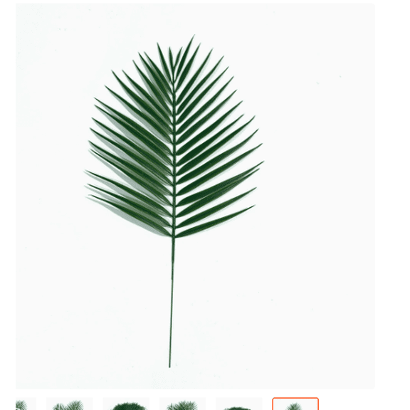 Artificial Palm Leaves Stems, Greenery Tropical Palm Leaves, Faux Monstera Leaves Plant for Palm Flower Arrangement, Home Kitchen Party Table Decor, Wedding Birthday Theme Parties, 1 Pcs, 15.35x7.09"