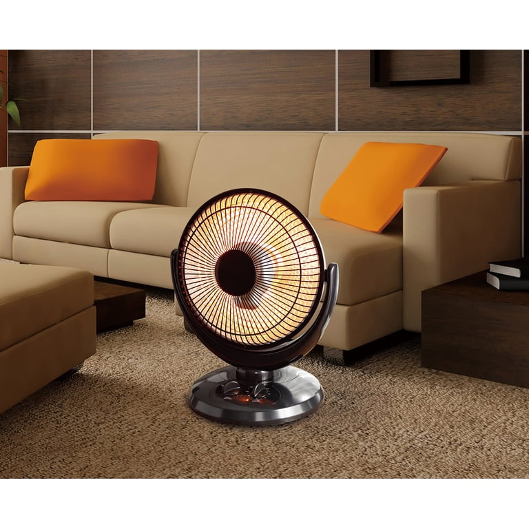 Mainstays 14'' Oscillation Dish Heater, Black Finish, JHS-800H - Walmart.com