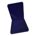 thumbnail image 4 of Velvet Necklace Gift Box Storage Display Case Dark Blue, 4 of 6