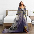 thumbnail image 4 of Manta de microfibra ultra suave Baltimore_Ravens, manta de microfibra, manta cálida de lujo para todas las estaciones, para ropa de cama, sofá y viajes, 4 of 5