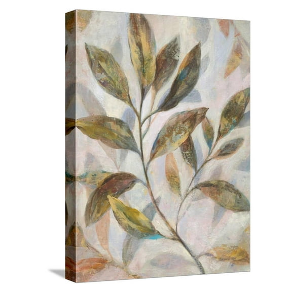 Art.com Leafy Flow I Stretched Canvas Print Wall Art by Danhui Nai, 12" x 16"