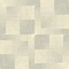 Better Homes & Gardens Peel and Stick Wallpaper, Warm Gray, Linear Square Geo