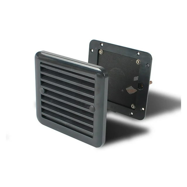 12V 8W White Fridge Vent with Fan for RV Trailer Caravan Side Air Silence Exhaust Automobile