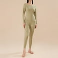 thumbnail image 2 of Women's Thermal Underwear Set Warm Keeping Base Layer Top and Bottom Museum Quality Autumn Clothing Comfortable Pants, 2 of 3