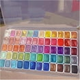 thumbnail image 1 of HLONK Shifting Watercolor Painting Set Watercolor Painting Set Color Shifting Watercolor Paint Set Colourful Painting Kit Model Metallic Pearlescent Watercolor Paint for Art Painting (60c, 1 of 7
