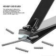 thumbnail image 3 of Nail Clippers, Manicure Set Pedicure Kit Stainless Steel Nail Clipper Set,Professiona Nail Kit for Pedicure & Manicure with PU Leather Case(Blue 12 in, 3 of 4