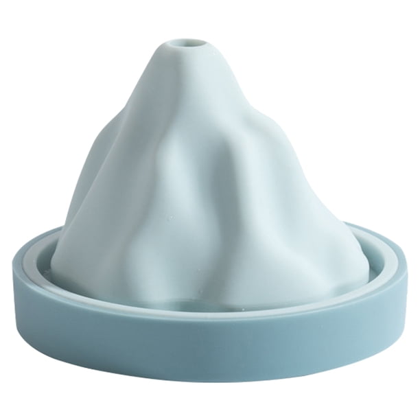 1 pieza de molde de cubo de hielo congelado en forma de montaña de nieve, caja de hielo para nevera, molde para hacer hielo, rejilla de hielo para la cocina de la tienda del hogar