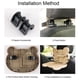 thumbnail image 5 of Portavasos Plegable De Dibujos Animados Para Coche, Soporte Para Bandeja De Comida, Soporte Multifunción Para Asiento Trasero De Coche, Mesa Para Bebidas, Bandeja Para Bebidas Advancent VI012148-03, 5 of 6