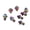 Multicolor, variant on 8Pcs Mountain Bike Pedal Bolts Titanium Alloy Anti Slip Bicycle Pedal Screws Pins Studs M4x5mm, M4 x 0.19 inches, Multicolor