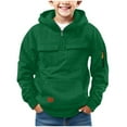 thumbnail image 7 of Boys Zip Up Hoodie Size 6-7 Retro Hoodies for Boys Zipper Long Sleeve Cargo Hooded Sweatshirt With Pockets Kids Athletic Fall Winter Jacket, 7 of 7