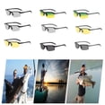 thumbnail image 2 of Super Light Smart Polarized Sunglasses Men's Aluminum Magnesium Square Portable Practical Fishing Sunglasses, 2 of 3