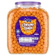 thumbnail image 1 of Cheese Balls Barrel, Tasty Snack Baked with Real Cheddar Cheese, Delightfully Poppable Party Snack, Gluten, Cholesterol and Trans-Fat Free, Kosher Certified, 36.5 Oz, 1 of 5