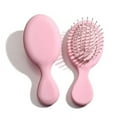 thumbnail image 4 of Toddler Detangler Hair Brush Travel Detangling Brushes 3Pcs Women Valentines Day Best Gift Small Wet Hair Brush For Baby Kids Pocket hairbrush Pro, for Curly Hair, Wet Dry Hair Tangle Brush, 4 of 6