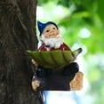 thumbnail image 5 of Gnome Birdfeeder Statue Resin Crafts Ornaments Woodland Garden Lawn Porch, 5 of 11
