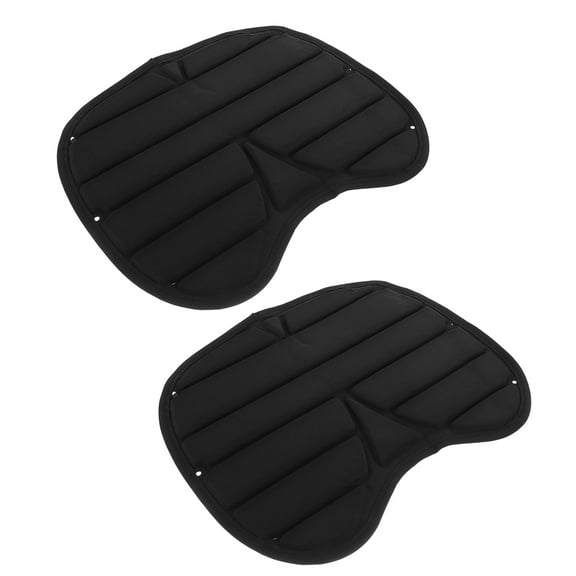 WHAMVOX 2 Pcs Outdoor Kayak Seat Kayak Cushion 38.00X30.00X1.00CM Black