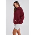 thumbnail image 4 of Sudaderas con capucha Anoumcy Comfort sudadera con capucha de forro polar de gran tamaño para mujer, 4 of 6