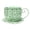Green, variant on 12 Inch Hollow Cutout Metal Teacup Planter, Waterproof Iron Flower Pot Backyard Lawn Patio Decor (Blue Style E)