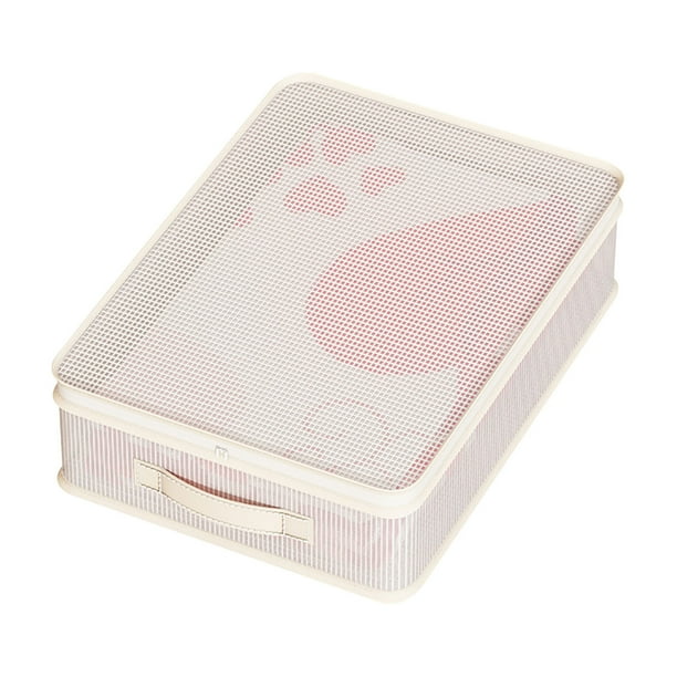 Bolsa organizadora de ropa con ventana de malla transparente, bolsa de almacenamiento para mantas, edredones y colchas con asas resistentes, caja de almacenamiento para debajo de la cama, armario,