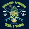 thumbnail image 6 of Wild Bobby Beach Vibes Till Die Unisex Crewneck Sweatshirt, 6 of 6