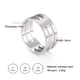 thumbnail image 1 of Anillos de pareja de acero inoxidable COOLTIME, anillo de compromiso con cruz sobrenatural de Color plateado para hombre y mujer, regalo de boda, joyería de moda Tan Jianjun  unisex, 1 of 2