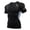 Grey, variant on Mens Compression Shirts Short Sleeve Athletic T Shirt Running Tops Cool Dry Workout Gym Undershirt Dark Gray L